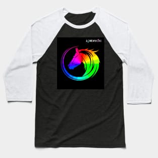 Raimbow Horse Baseball T-Shirt